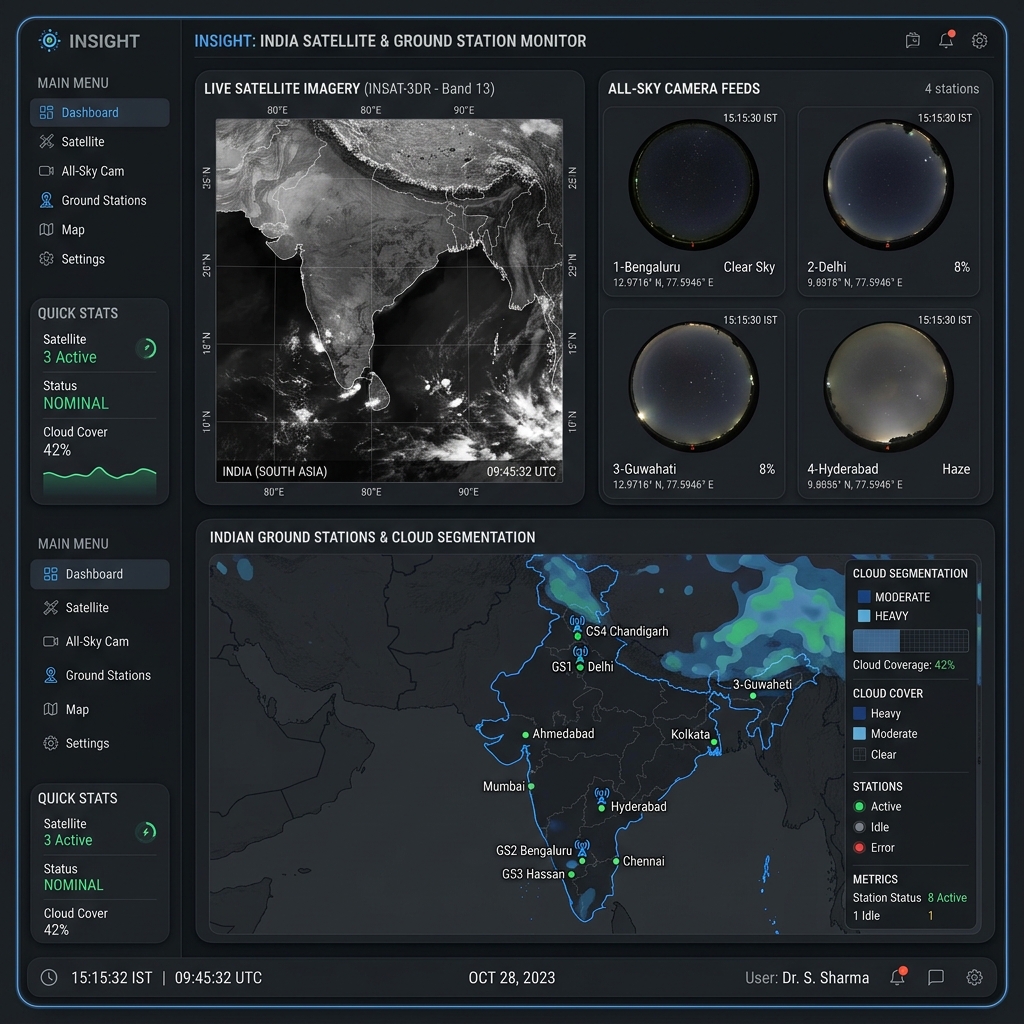 Ground-Station Cloud Monitoring Pipeline